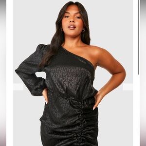 NWT DO+BE One Shoulder Long Sleeve Cocktail Dress